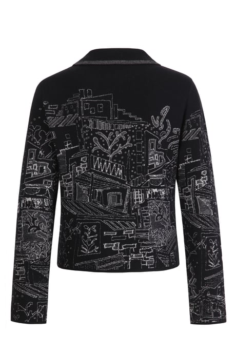 Jacquard Jacket, Favela Pattern - Image 2