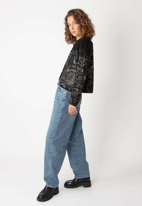 Jacquard Jacket, Favela Pattern - Image 6