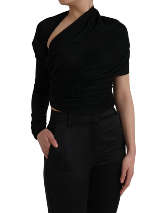 Dolce Gabbana Ms6454 Eén Schouder Drapeertop - Image 3