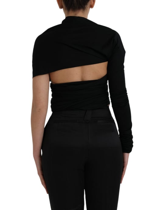 Dolce Gabbana Ms6454 Eén Schouder Drapeertop - Image 4