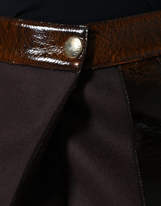 Dolce Gabbana Lackläders Mini Kjol - Image 5