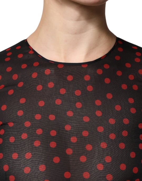 Tiered Ruffle Polka Dot Dress - Image 5