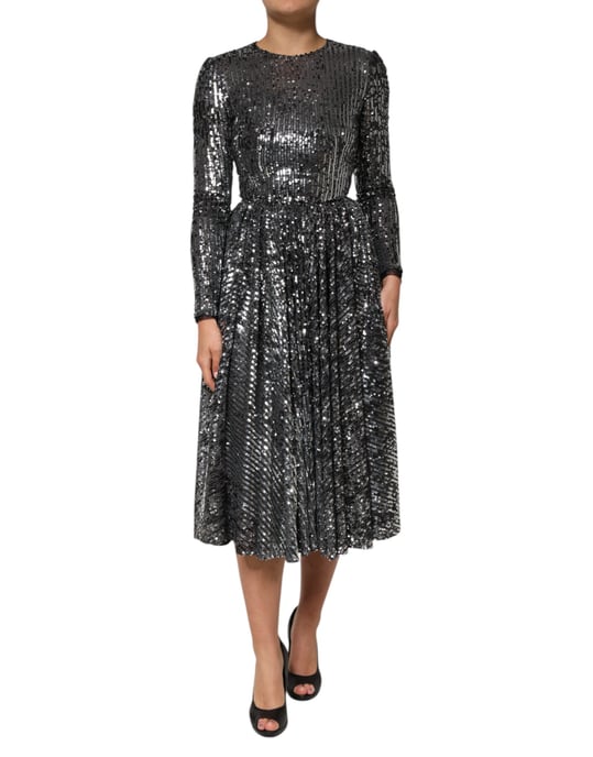 Sequin Midi Dress - Image 2