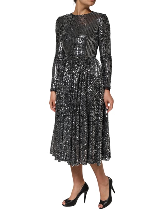 Sequin Midi Dress - Image 3
