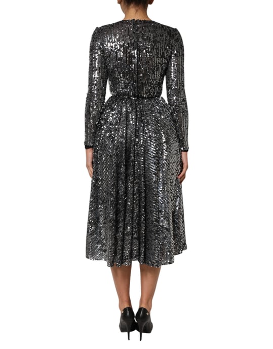 Sequin Midi Dress - Image 4