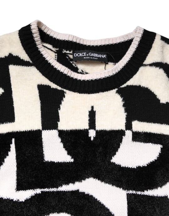 Geometric Pattern Knit Sweater - Image 5