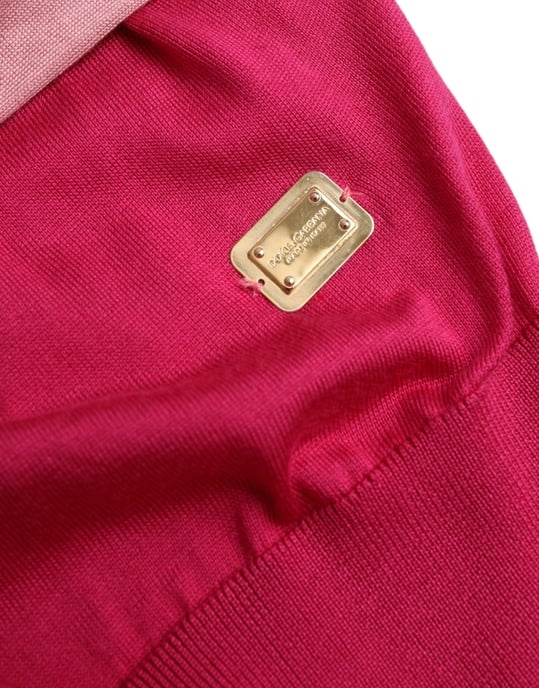 Dolce Gabbana Knit Top Short Sleeves Bow Tie - Image 6
