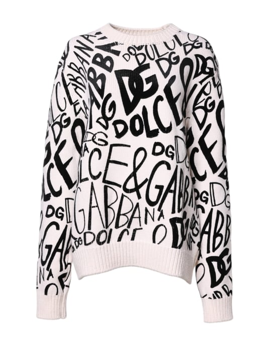 Dolce Gabbana Logo Gebreide Trui - Image 2