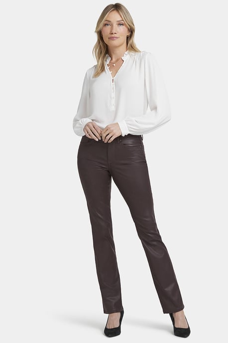 Gecoate Marilyn Rechte Jeans | Cordovan Gecoate - Image 1
