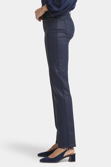 Marilyn Rechte Jeans Donkere Blauw Coating Premium Denim | Sterrenloze Lucht Coated - Image 2