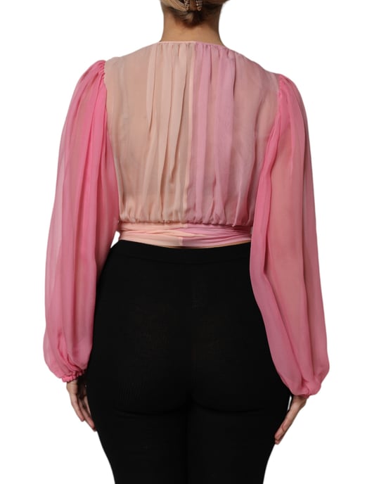 Silk Chiffon Blouse Ombre - Image 4
