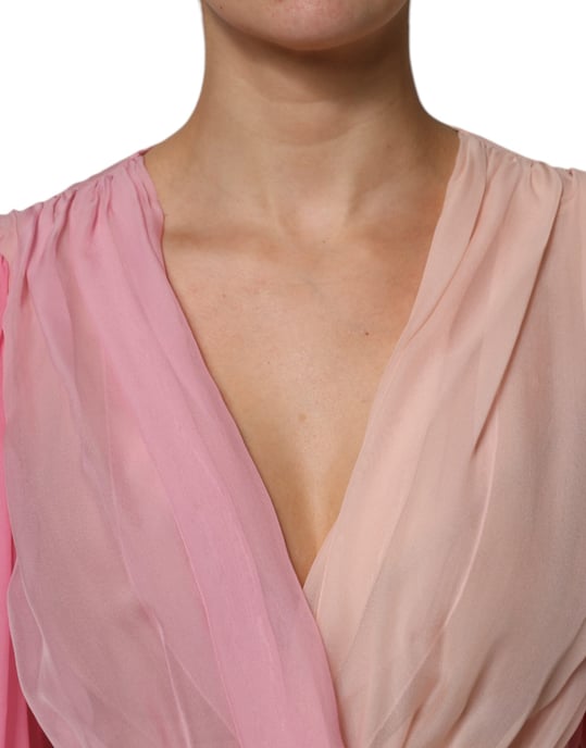 Silk Chiffon Blouse Ombre - Image 5