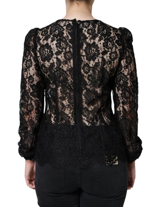 Lace Top Floral Long Sleeve - Image 3