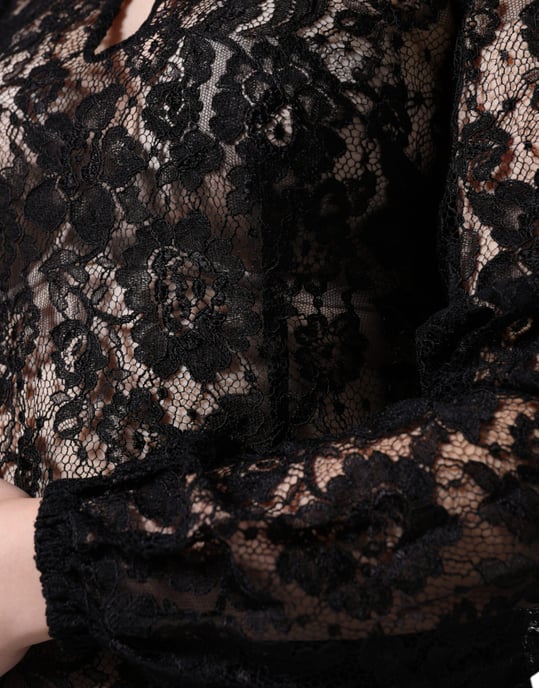Lace Top Floral Long Sleeve - Image 5