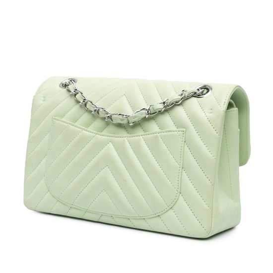 Chanel 19 Mini Flap Bag Pale Green Lambskin - Image 2