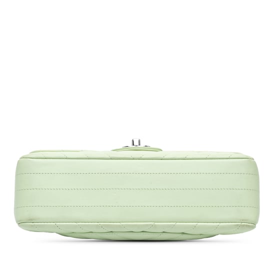 Chanel 19 Mini Flap Bag Pale Green Lambskin - Image 3