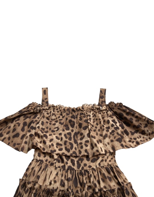 Leopardmönstrad Miniklänning Dr28942 - Image 5