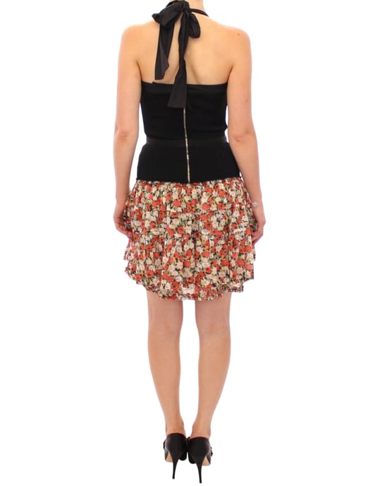 Dolce Gabbana Bloemige Mini Jurk - Image 3