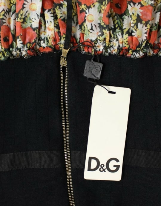 Dolce Gabbana Bloemige Mini Jurk - Image 5