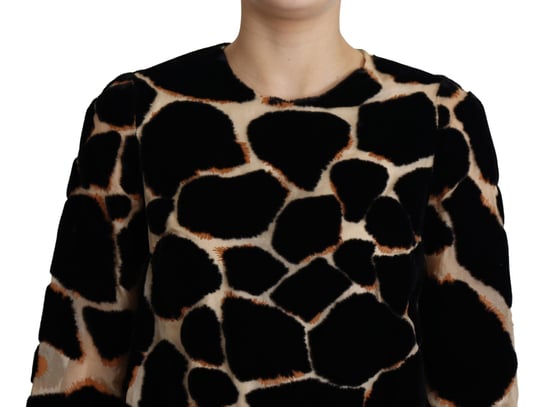 Sammet Minisärk Giraffmönster - Image 3