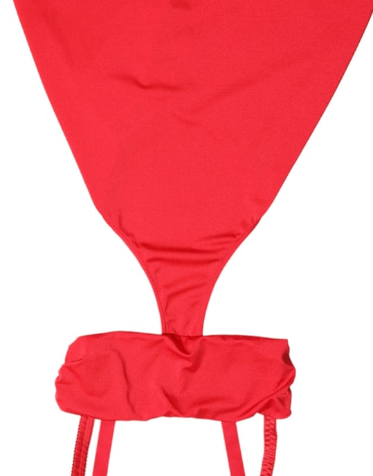 Uitgesneden Mini Jurk Rood Mini Jurk - Image 6