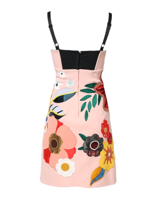 Floral Appliqu Aline Dress - Image 3