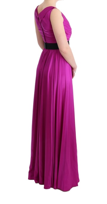 Dolce Gabbana Silk Maxi Dress - Image 4