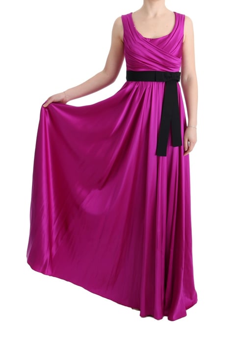 Dolce Gabbana Silk Maxi Dress - Image 6