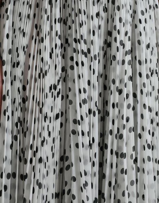 Gestreepte Plissé Maxi Jurk - Image 5