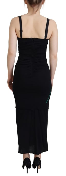 Roze Geborduurde Midi Jurk - Image 3