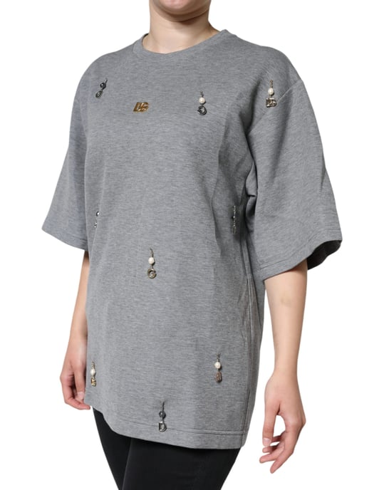 Dolce Gabbana Tsh84630 Grey Tshirt - Image 3
