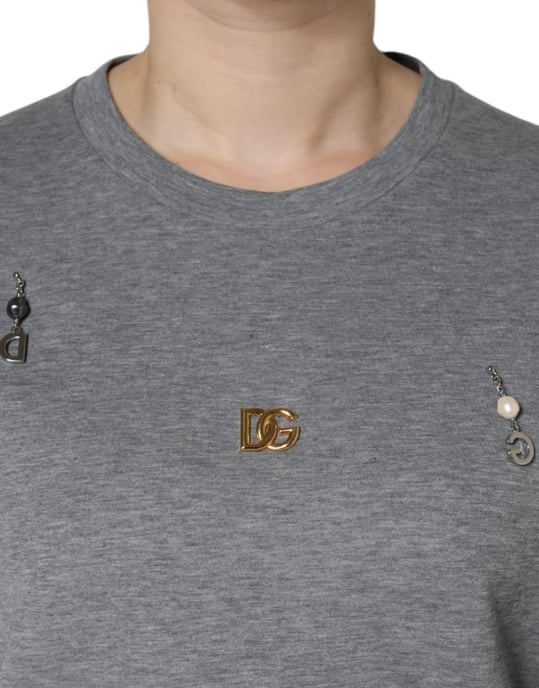 Dolce Gabbana Tsh84630 Grey Tshirt - Image 5
