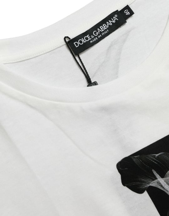 Floral Short Sleeve Crew Neck Tee - Image 6