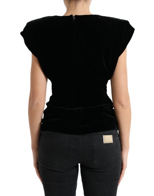 Velvet Gevoerde Schoudertop - Image 3