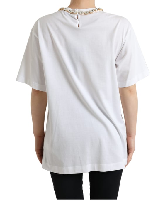 Jlo T-shirt med kristalldekorerad jersey - Image 3