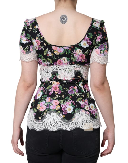 Bloemige Kant Top Tsh86564 - Image 4