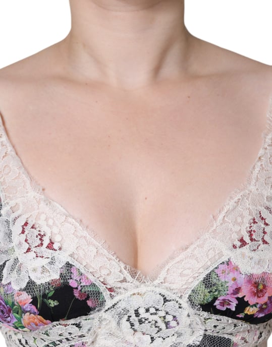 Bloemige Kant Top Tsh86564 - Image 5