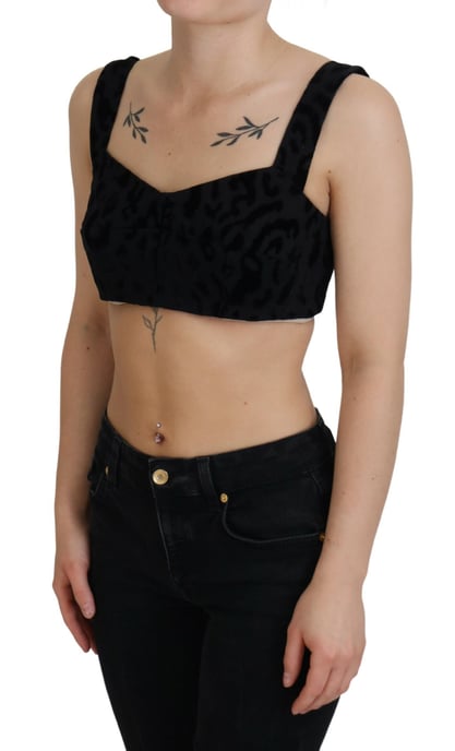 Dolce Gabbana Sweetheart ärmlös sammetstop - Image 2