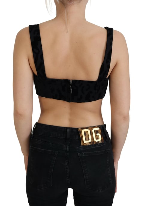 Dolce Gabbana Sweetheart ärmlös sammetstop - Image 3