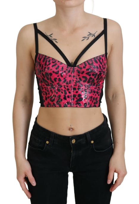 Leopardmönstrad Korsettopp Tsh83158 - Image 1