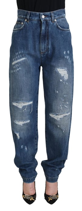 Versleten Spijkerbroek Gescheurde Jeans - Image 1