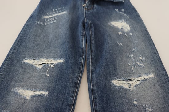 Versleten Spijkerbroek Gescheurde Jeans - Image 5