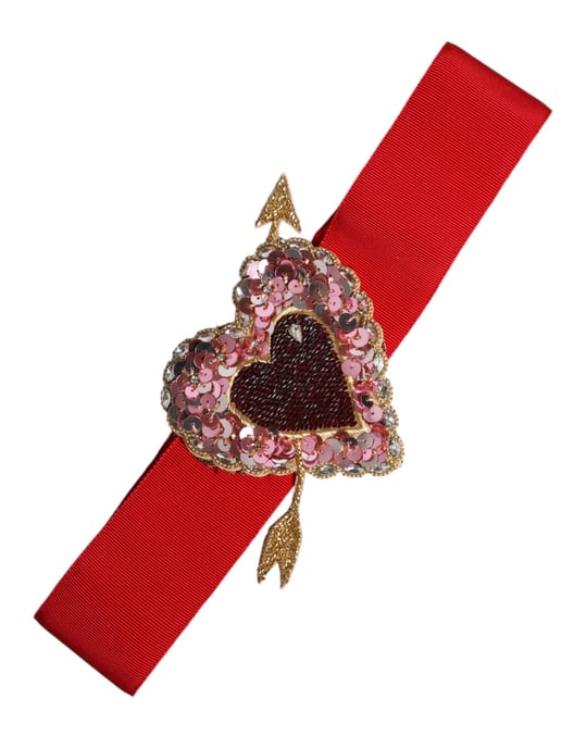 Pärlbesatt Hjärta Bälte - Image 2