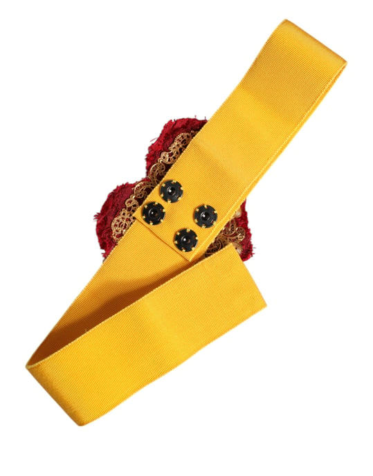 Hart Versierde Grosgrain Ceintuur - Image 3