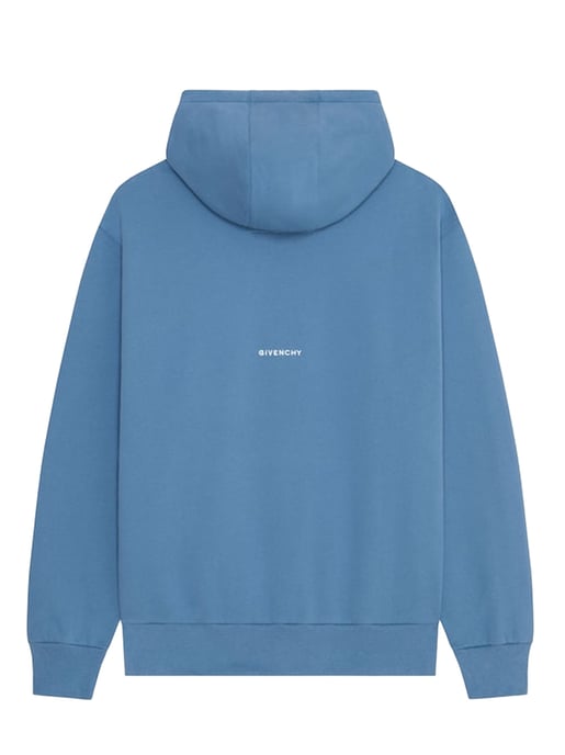 4G Detail Hoodie in Blue - Image 2