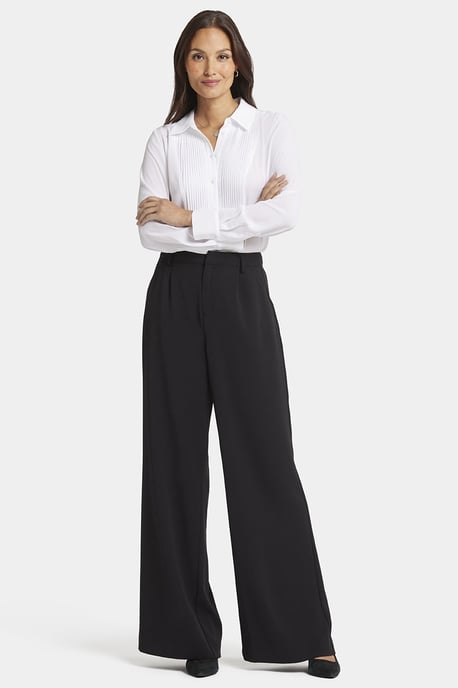 Brede Pantalon Zwart | Zwart - Image 1