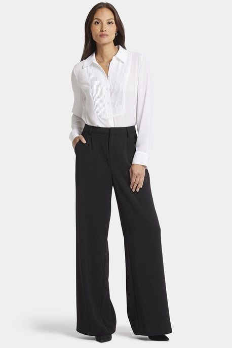 Brede Pantalon Zwart | Zwart - Image 4