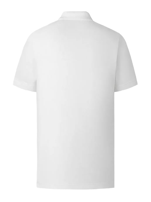 Equestrian Knight Embroidered Logo Polo in White - Image 2
