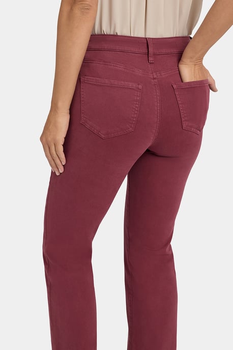 Marilyn Straight Jeans | Echte Bourgondië - Image 4