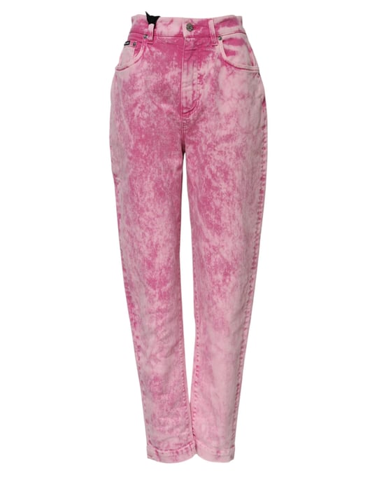 Rosa Tvättade Jeans - Image 2